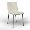 STOL AMY - beige/svart, Modern, metall/trä (45/85/55cm) - Bessagi Home