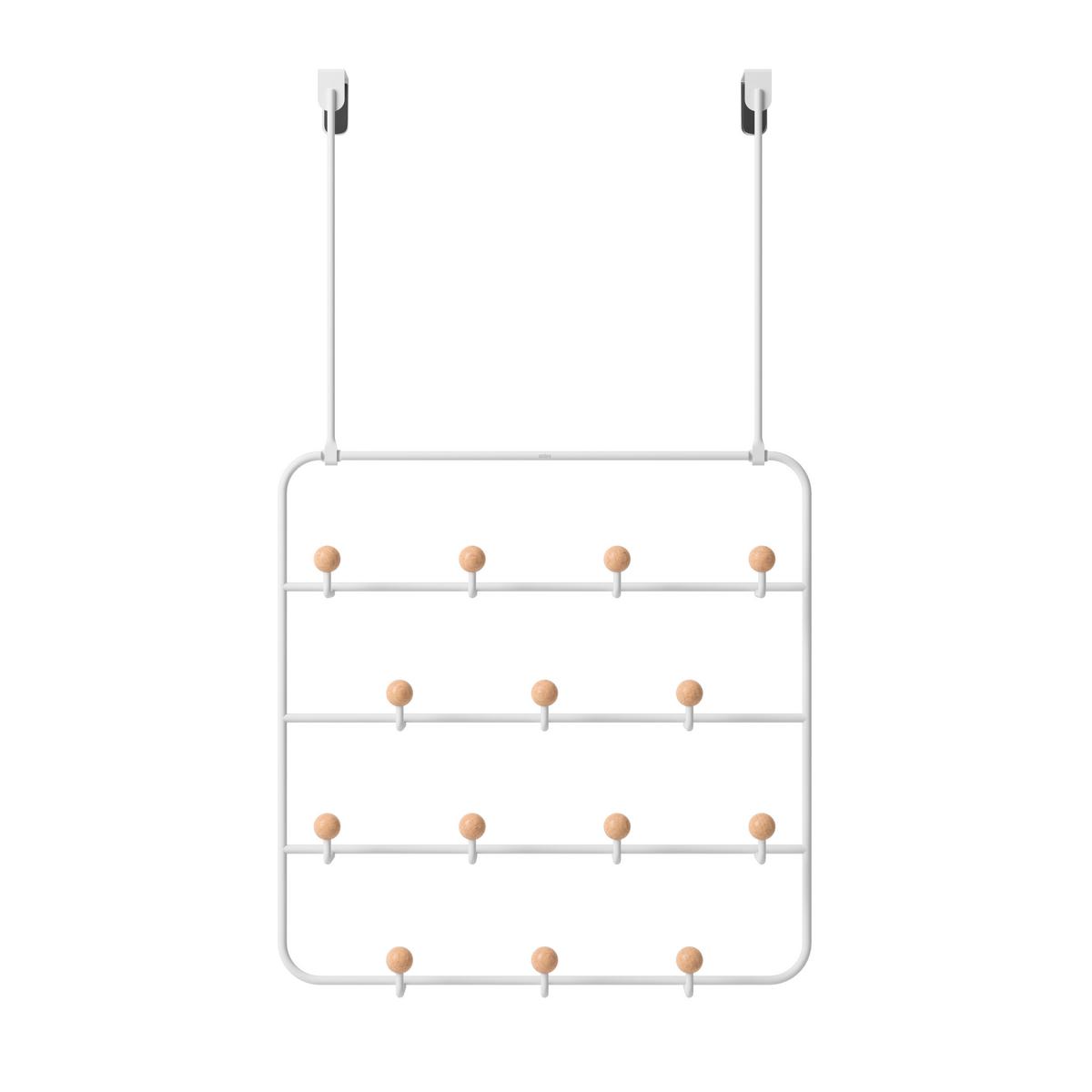 WIESZAK ŚCIENNY 1004045-660 - biały, Basics, metal (36/60/9cm) - Umbra
