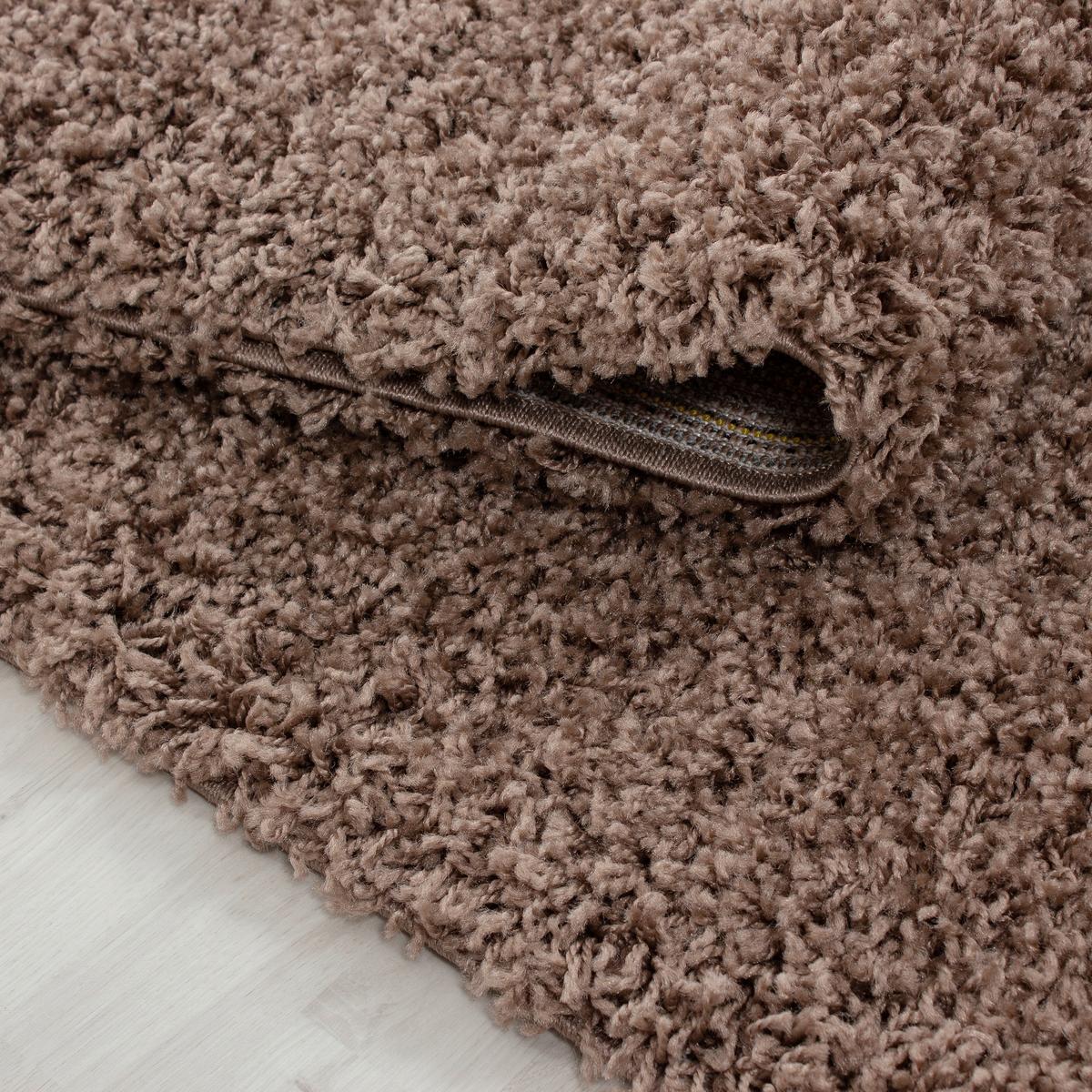 Hochflorteppich Life Hellbraun ca. 140x200cm - Hellbraun, KONVENTIONELL, Textil (140/200cm) - Novel