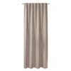 Fertigvorhang Alva Taupe ca. 140x245cm - Taupe, MODERN, Textil (140/245cm) - Premium Living