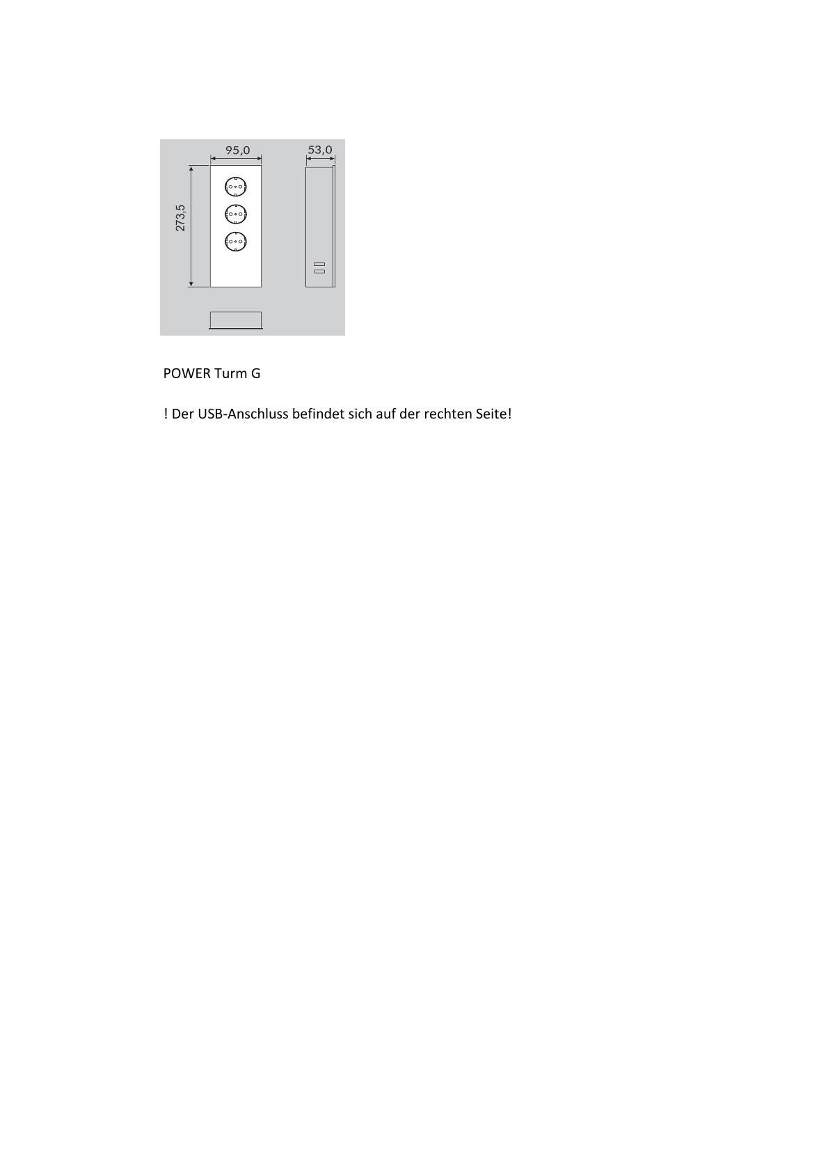 Steckdosenelement 413700, 3 Steckdosen - Weiß, MODERN (9,5/27,4/5,3cm) - Vogt