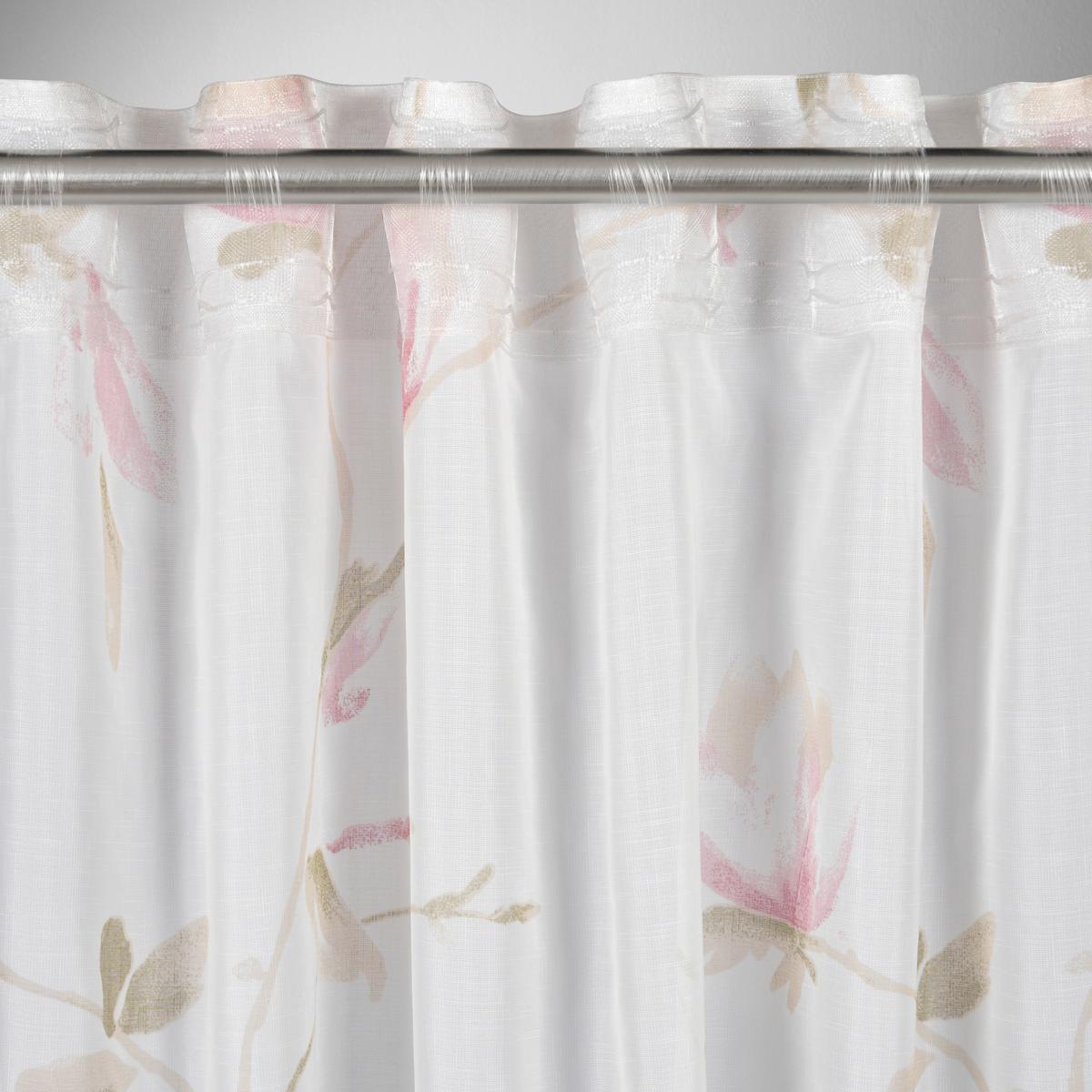 Készfüggöny Magnolia 135/245 - rózsaszín, textil (135/245cm) - Mömax