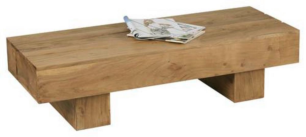 Couchtisch Sira Akazie Massiv - Akaziefarben, Design, Holz (120/45/30cm) - MID.YOU