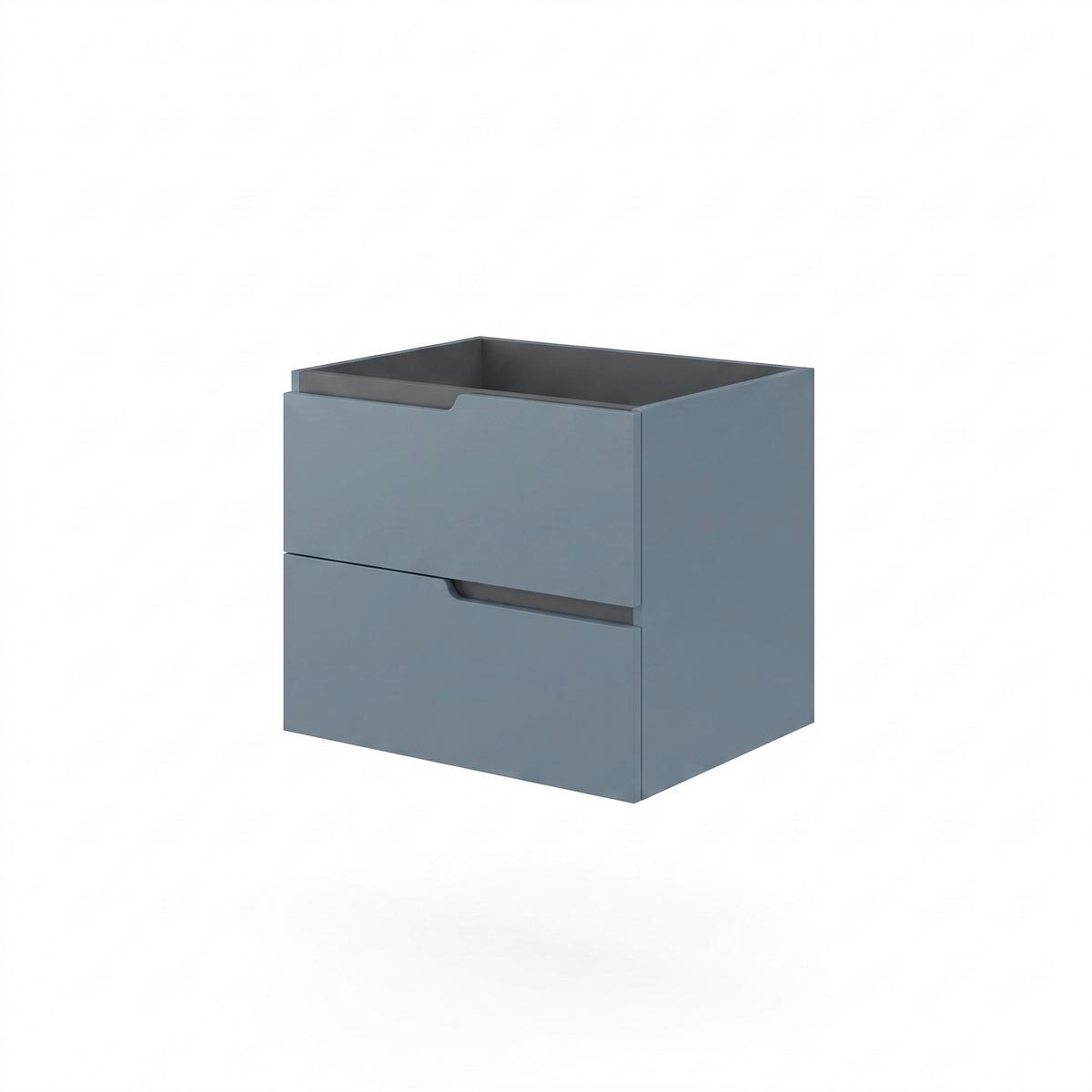 Element Ispod Umivaonika Winter - plava/antracit, Moderno, drvni materijal (60/51/46cm)