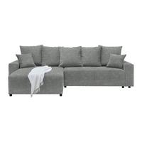 Ecksofa Alatri Grau - Schwarz/Grau, MODERN, Kunststoff/Textil (289/176cm) - Based