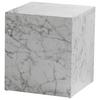 Klubska Miza Monobloc Wl6.855 - bela/visoki sijaj, Trendi, leseni material (40/40/45cm) - Livetastic
