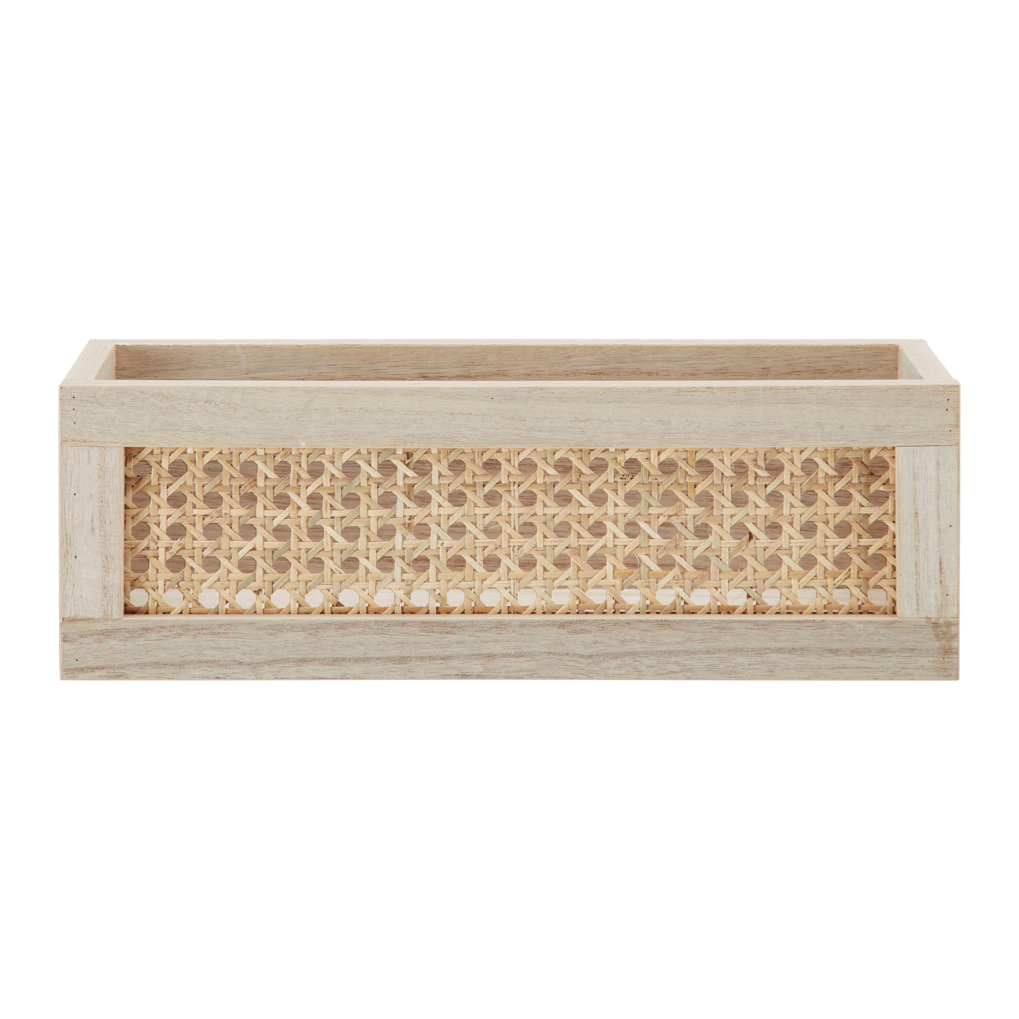 Aufbewahrungsbox "Denis", hellbraun, Holz - Naturfarben, MODERN, Holz/Holzwerkstoff (36/12/13cm) - Bessagi Home