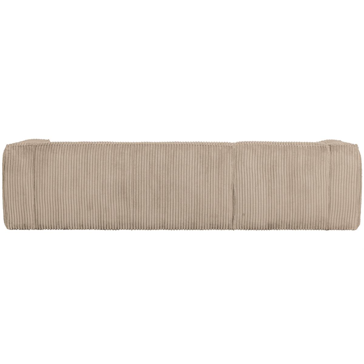 Ecksofa Bean Sandfarben S: 175x305cm - Sandfarben/Schwarz, Design, Kunststoff/Textil (175/305cm) - Livetastic