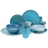 Kombinirani Servis Aqua, 16-Delni - modra, Basics, keramika - Creatable