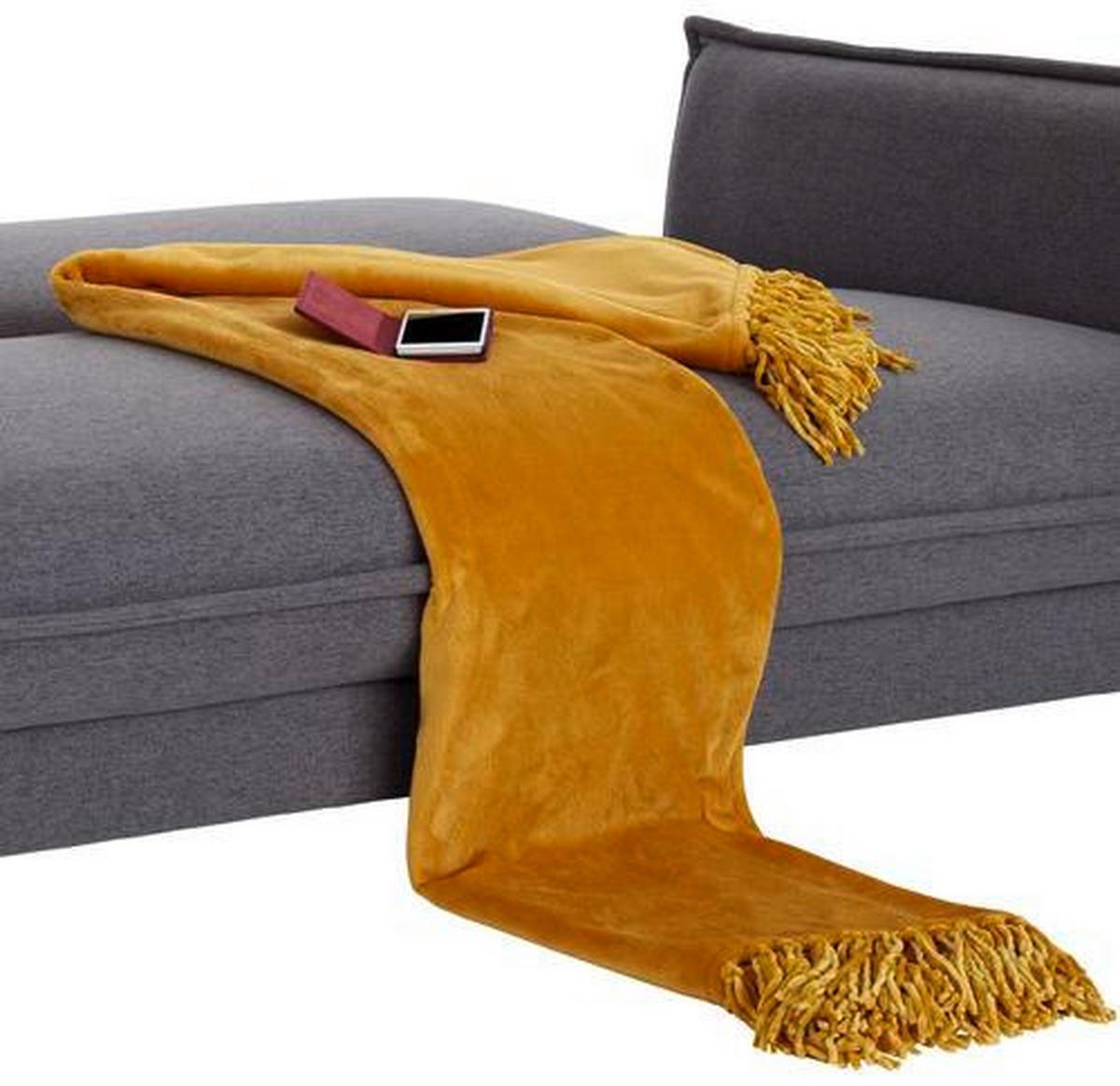 Zofa S Posteljno Funkcijo Modena, Siva - barve nerjavečega jekla/siva, Moderno, kovina/tekstil (207cm)