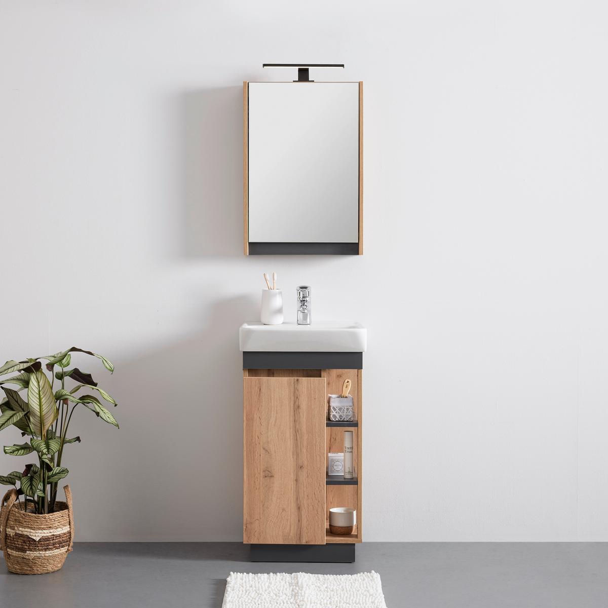 Badezimmer "Leo" mit Waschbecken & Spiegelschrank online kaufen mömax
