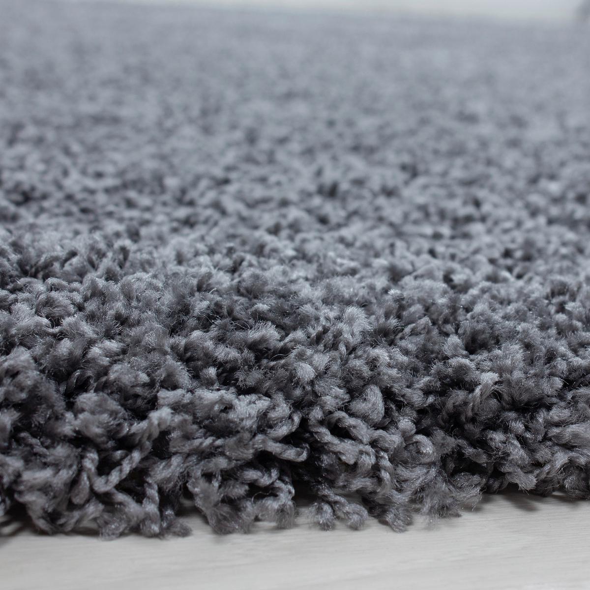 Hochflorteppich Dream Grau ca. 80x150cm - Grau, KONVENTIONELL, Textil (80/150cm) - Novel