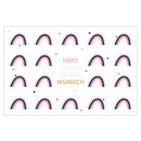 Klappkarte Kupfergold Multicolor - Basics, Papier (18/13cm)