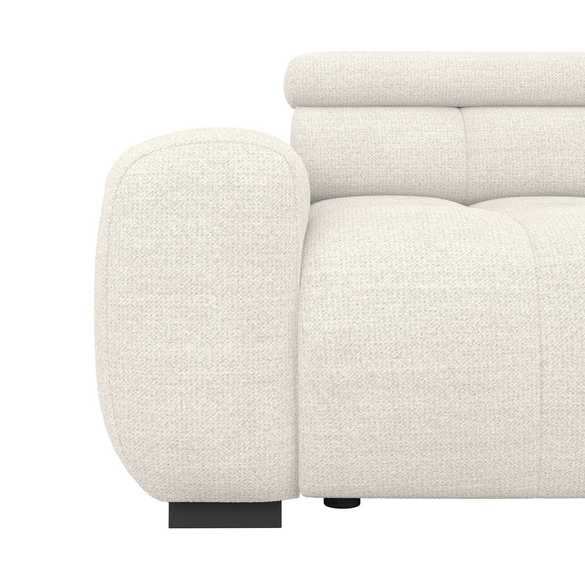 Velika Sofa Bull - crna/sivo-bež, Design, tekstil/plastika (248/77-97/108cm) - Luca Bessoni