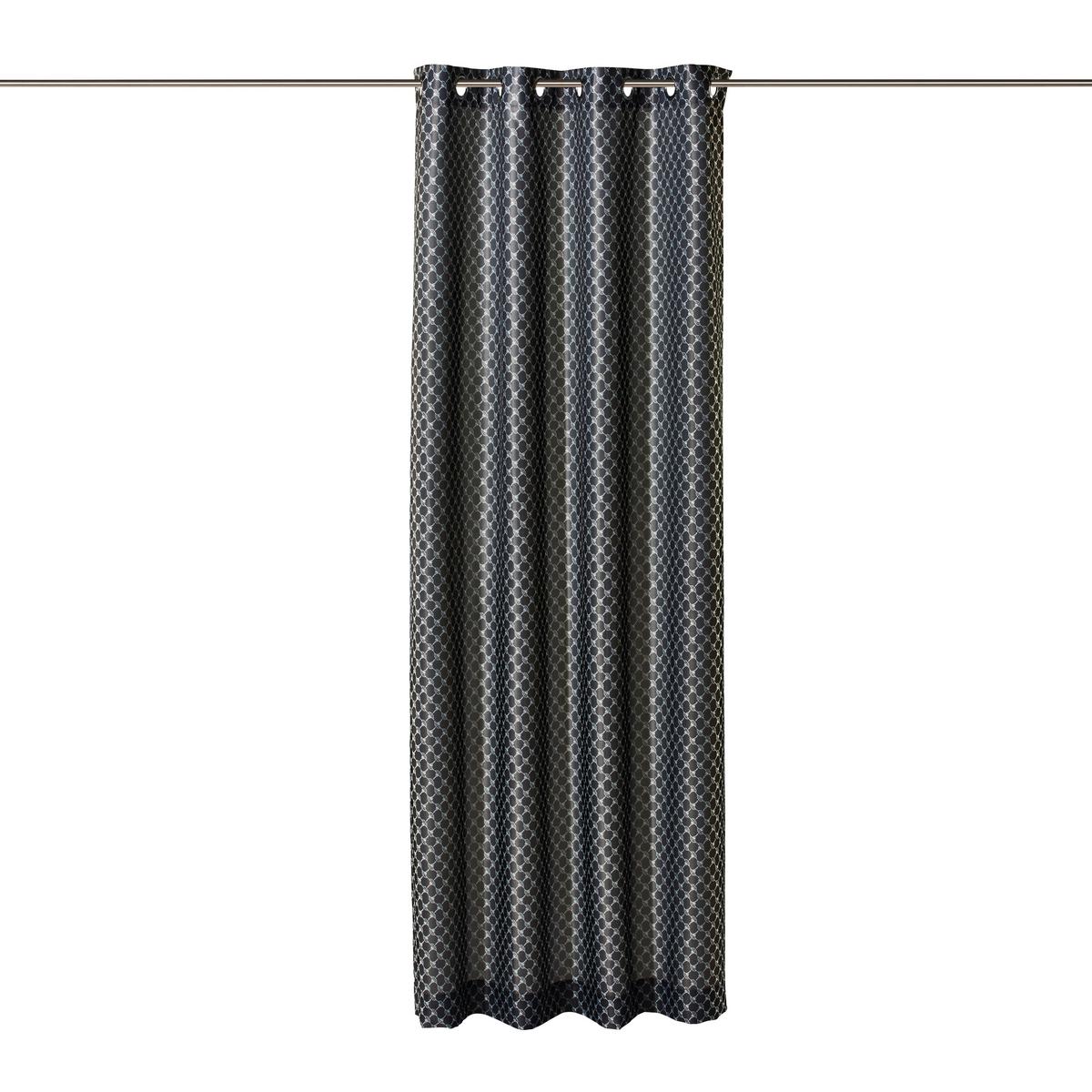 ZASŁONA NA PRZELOTKACH J-ALLOVERS JOOP! - szary, Design, tkanina (140/250cm) - Joop!