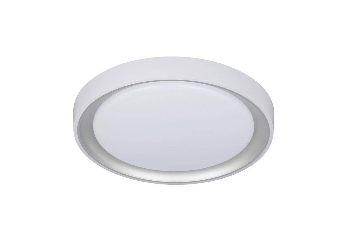 LAMPA SUFITOWA LED ROCHESTER *SBN* - biały, Basics, tworzywo sztuczne/metal (40/7,53cm) - Novel