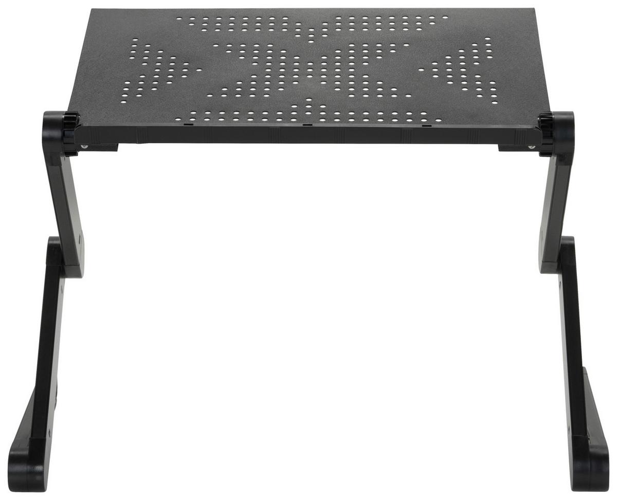 Schreibtischaufsatz Vm-Sa II Schwarz - Schwarz, Basics, Metall (52,5/4-39,5/25,5cm) - MID.YOU