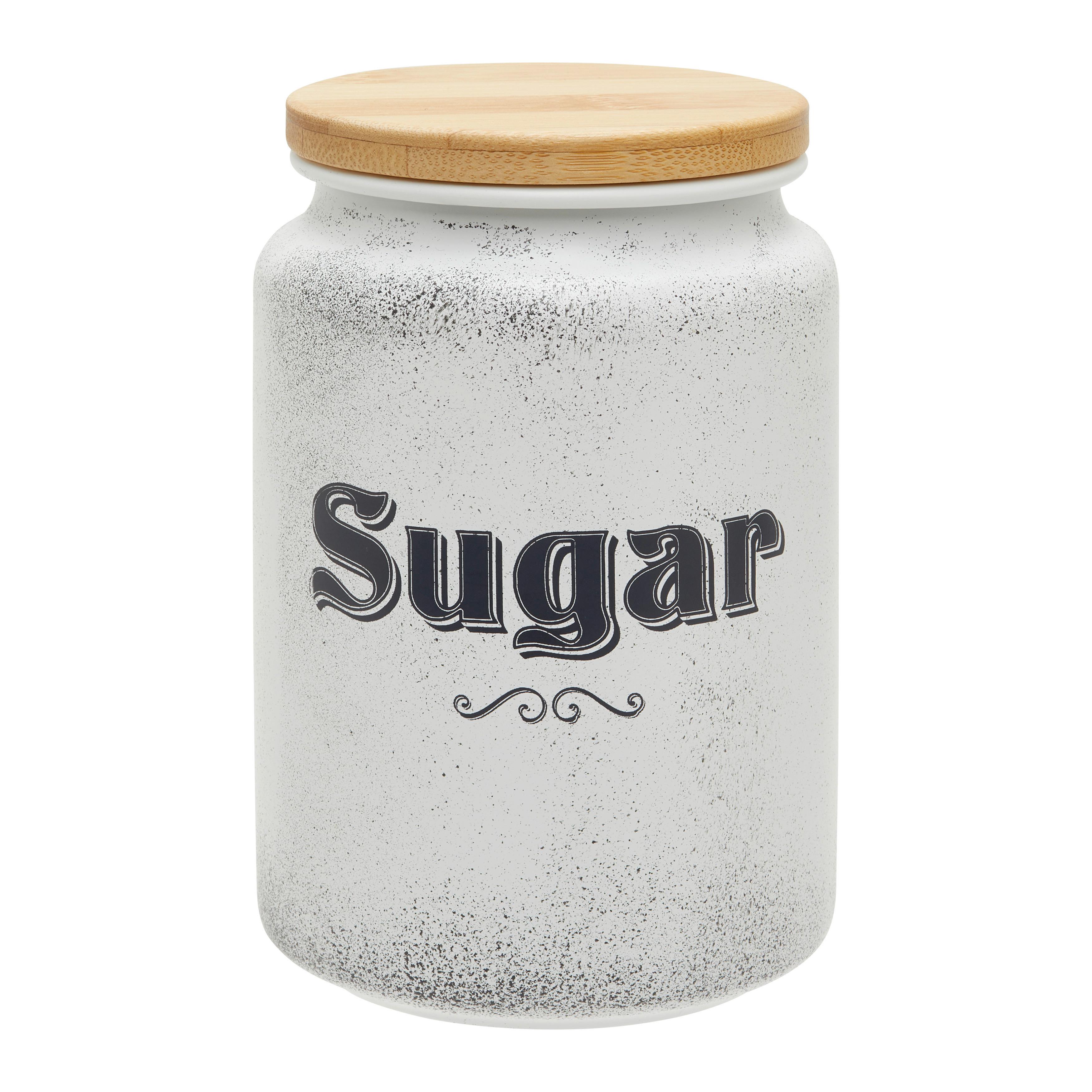 Vorratsdose Vintage Sugar Weiß ca. 0,85 l - Weiß, ROMANTIK / LANDHAUS (8,5/14cm) - Mömax