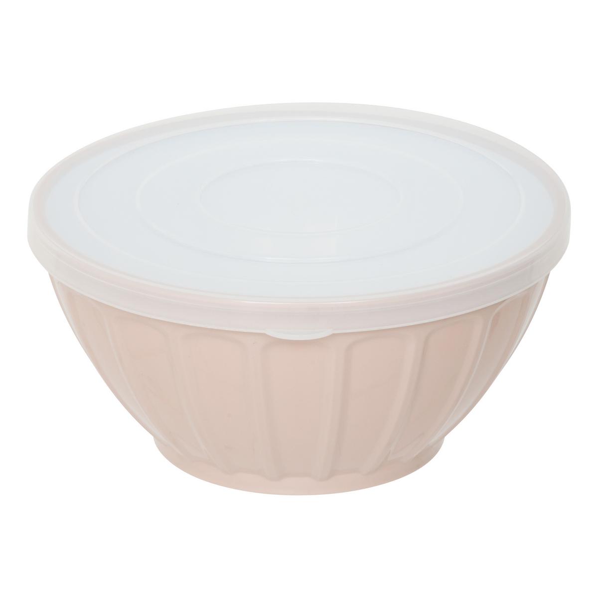Set castroane salată 3/1 Lido - verde deschis/bej, Basics, plastic (26/12,5cm)