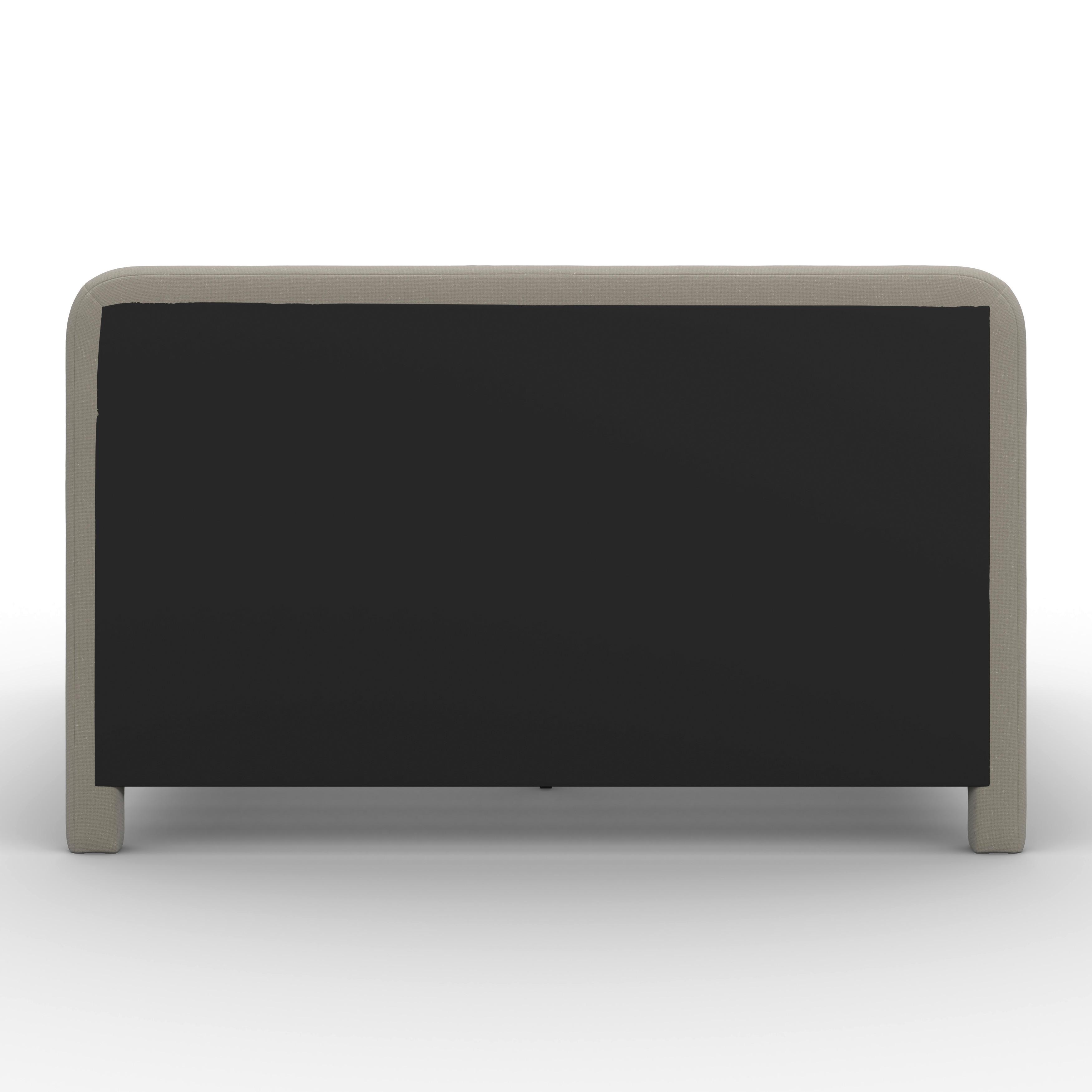 STOPPAD SÄNG XIRELIA - taupe/ekfärgad, Modern, metall/trä (160/200cm) - Bessagi Home