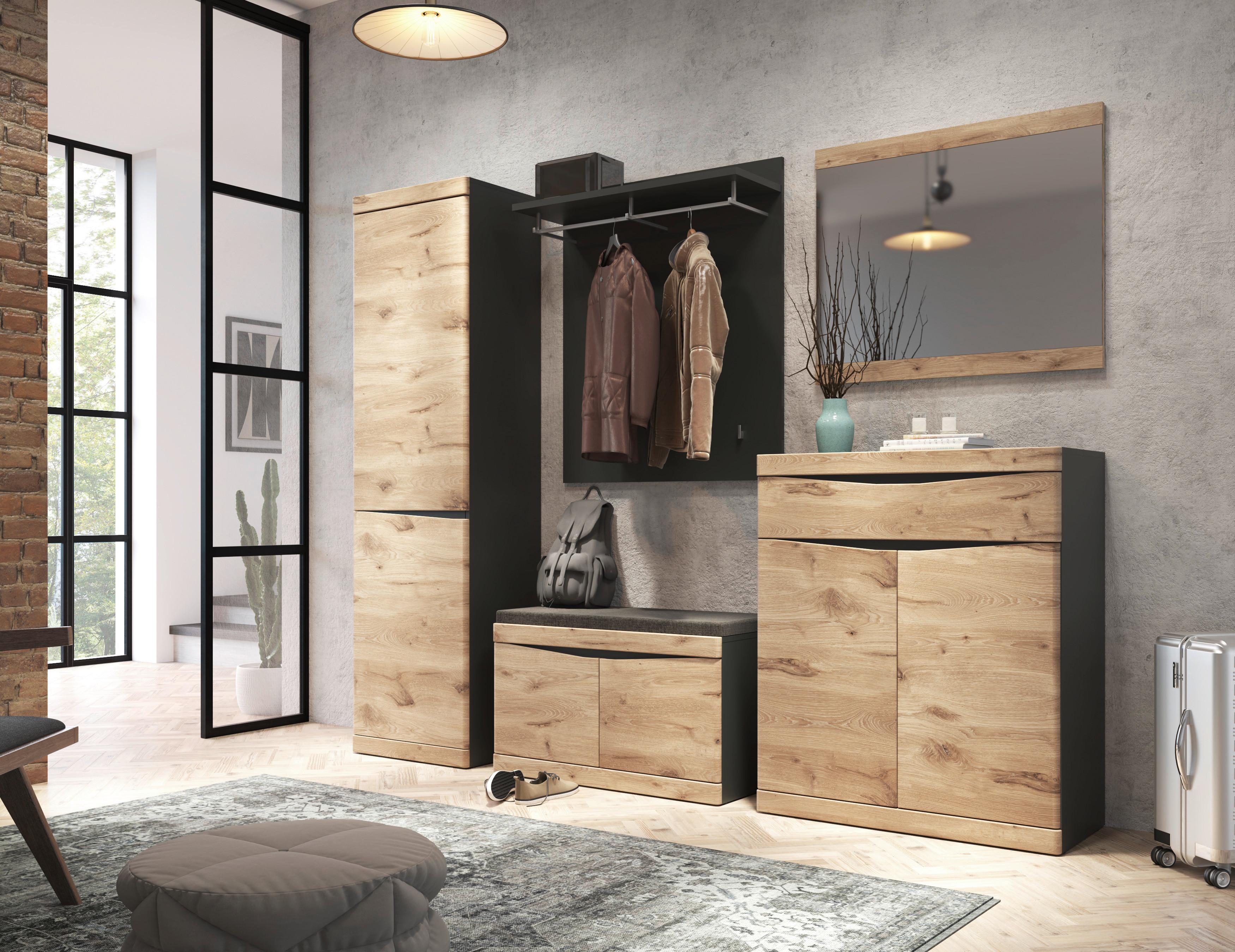 Garderobni Ormar Spring - Moderno, drvni materijal/metal (54/196,6/39,9cm) - Modern Living