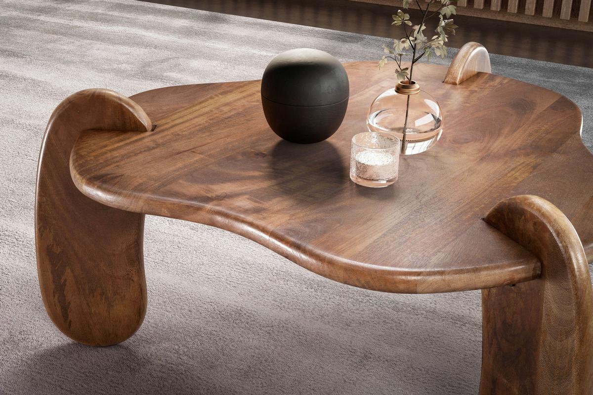 COUCHTISCH WL7.158 - Dunkelbraun, Design, Holz (78/78/39,5cm) - MID.YOU