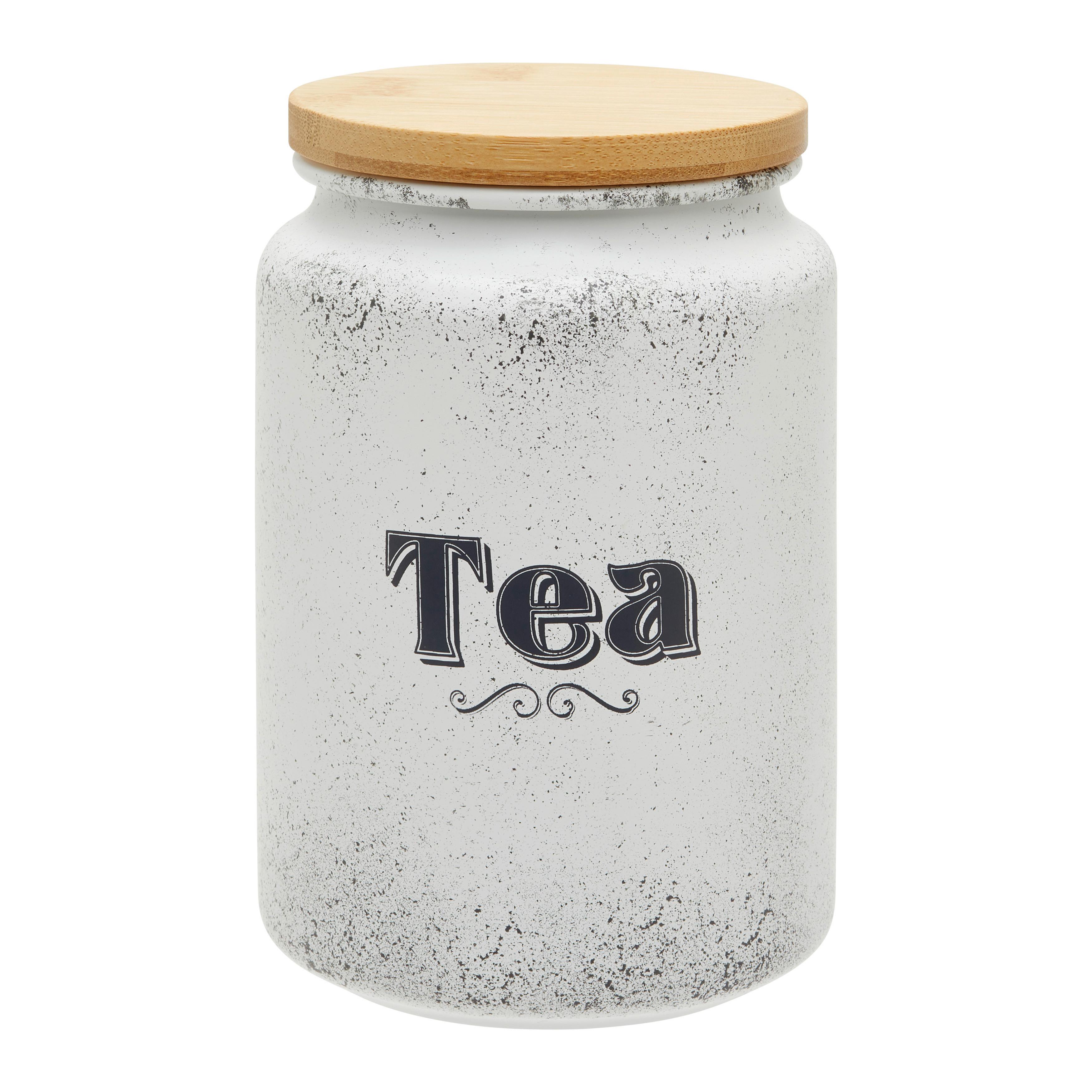 Vorratsdose Vintage Tea Weiß ca. 0,85 l - Weiß, ROMANTIK / LANDHAUS (8,5/14cm) - Mömax