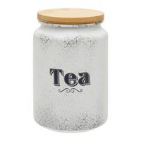 Vorratsdose Vintage Tea Weiß ca. 0,85 l - Weiß, ROMANTIK / LANDHAUS (8,5/14cm) - Mömax