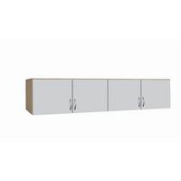 Nastavek Za Omaro Case, Barva Hrasta, Bela - srebrne barve/bela, Design, umetna masa/leseni material (181/39/54cm) - Boxxx