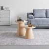 Beistelltisch Jens Naturfarben - naturfärgad, Modern, trämaterial/trä (45/50cm) - Premium Living