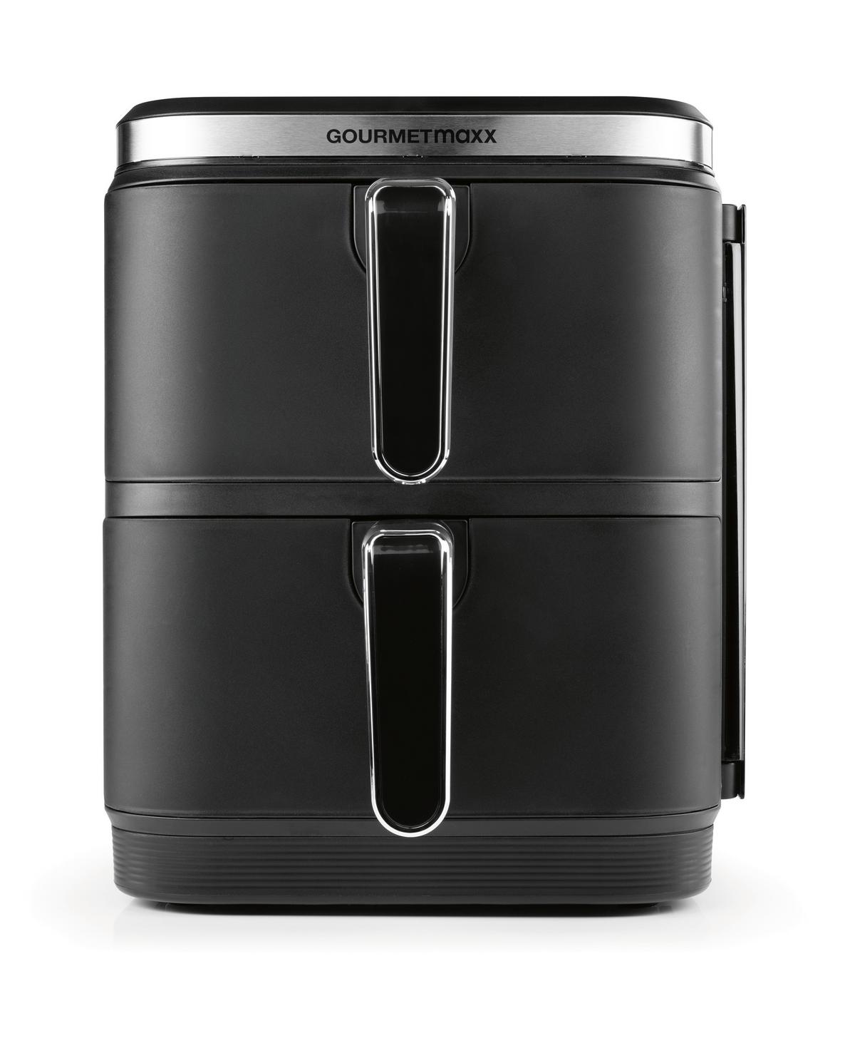Heißluftfritteuse Gourmetmaxx Schwarz max. 2800 Wattt - Schwarz, MODERN, Kunststoff (38,7/31,9/30,3cm)