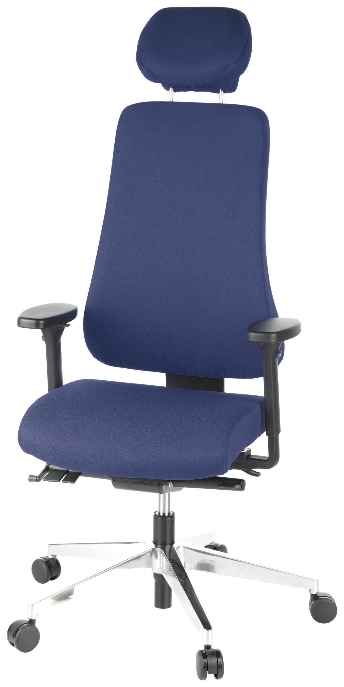 Pisarniški Stol Pro-tec 400, Modra - temno modra, Moderno, kovina/umetna masa (70/148/65cm) - MID.YOU