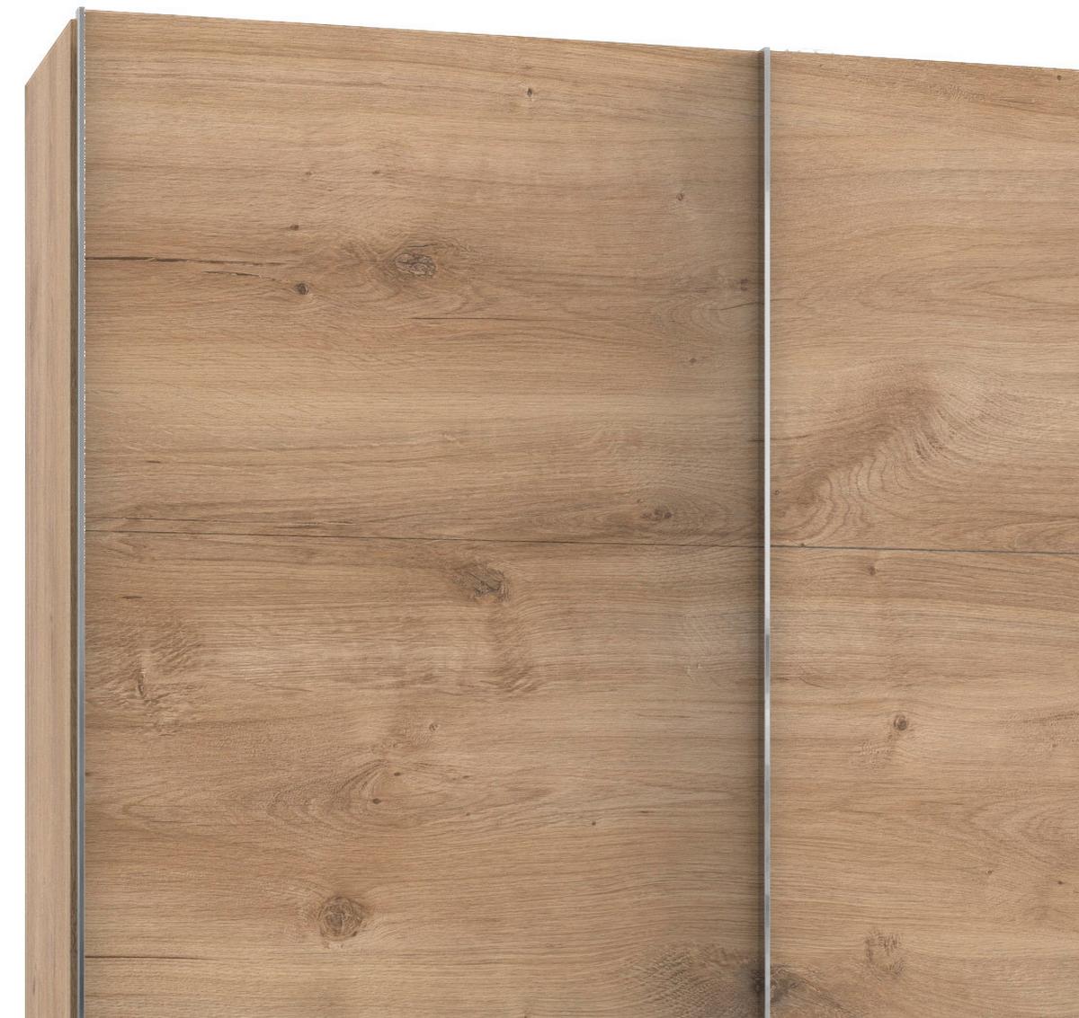 Ormar S Kliznim Vratima Level 36a - boje hrasta/boje kroma, Basics, drvni materijal/metal (350,00/216,00/65,00cm) - Modern Living