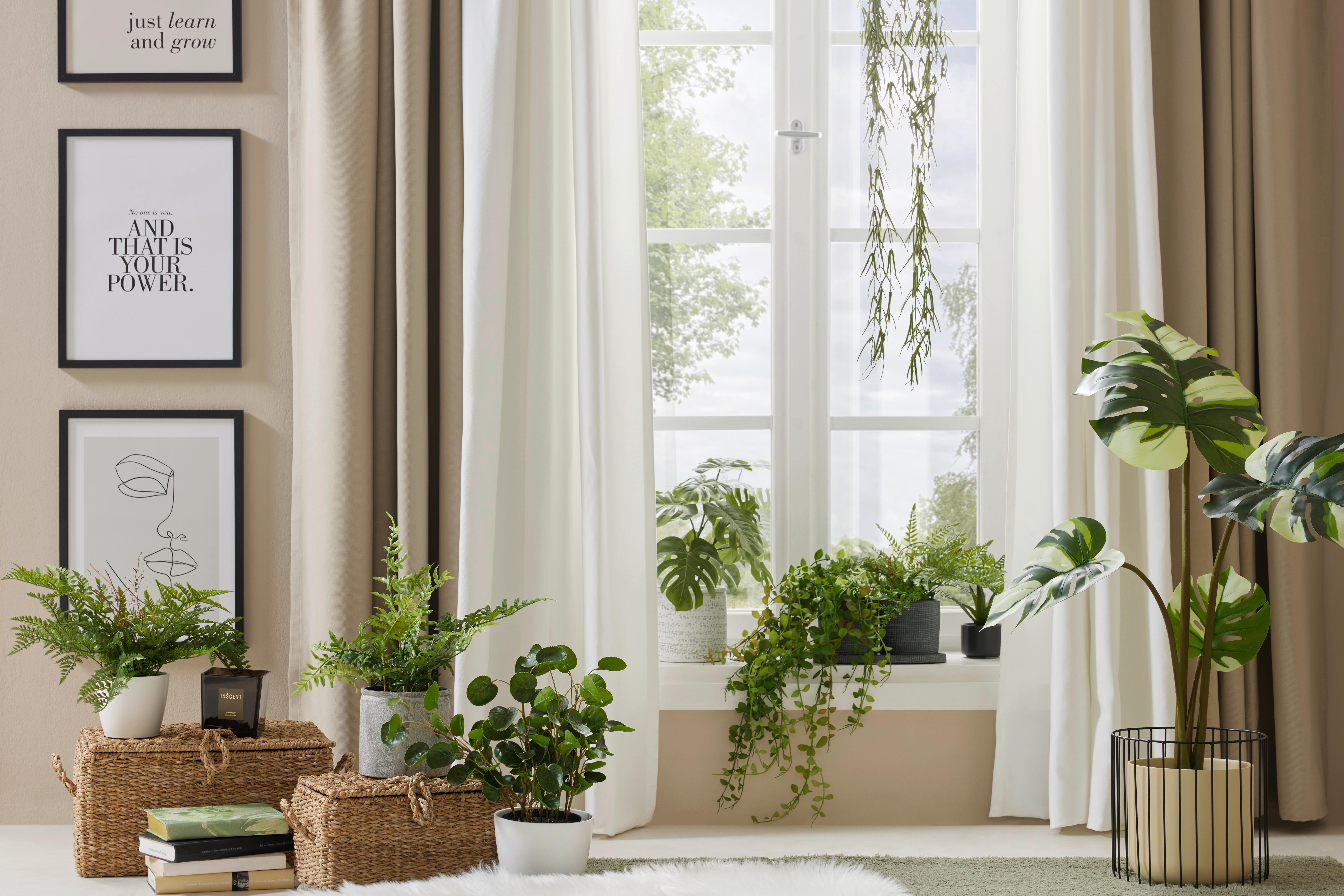 Übertopf Luna in Dunkelgrau Ø ca. 11cm - Dunkelgrau, Modern, Keramik (11/10cm) - Premium Living