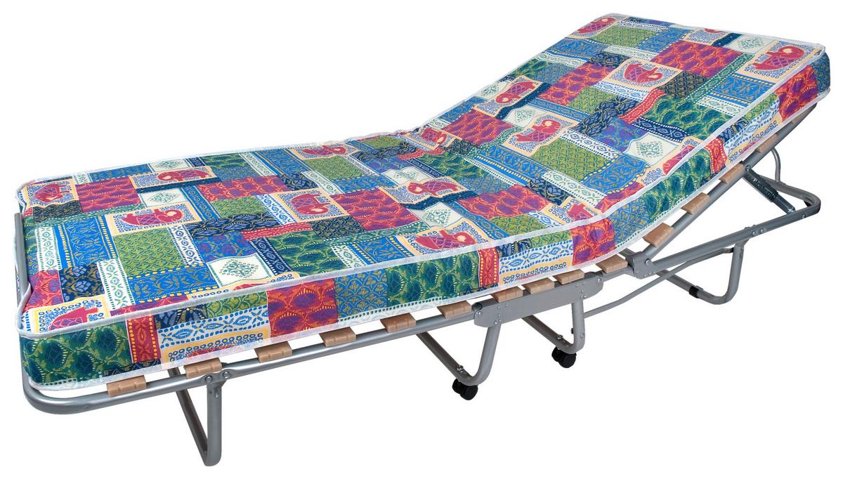 Zložljiva Postelja Luxor, 80x190 - barve aluminija, Moderno, kovina (80/40/190cm)