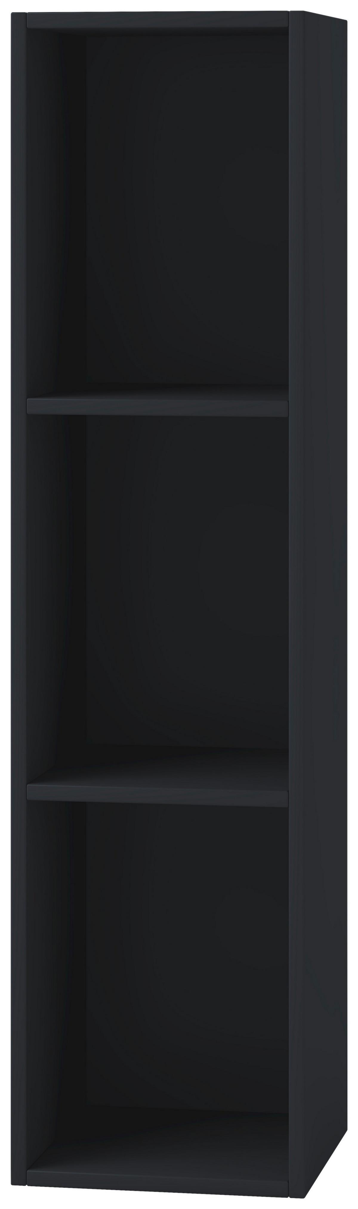 Regal Platto, Črna, 34 Cm - črna, Konvencionalno, leseni material (34/107/29cm) - MID.YOU