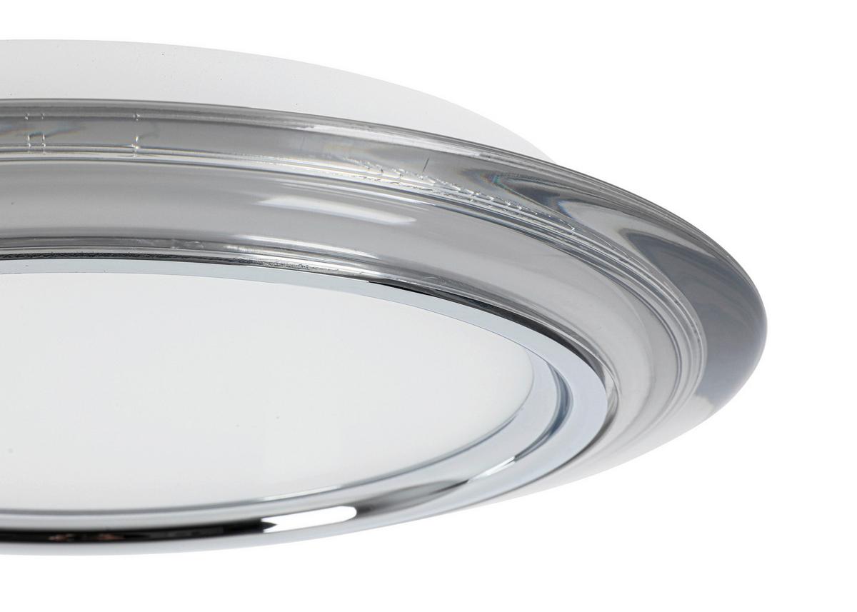 LAMPA SUFITOWA LED MACON *SBN* - biały/przezroczysty, Design, tworzywo sztuczne/metal (45/6cm) - Novel