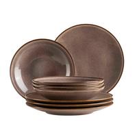 TAFELSERVICE 935603 TAFELSERVICE SMOKYS - Braun, Basics, Keramik - Mäser