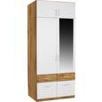 Nastavek Za Omaro Aalen-extra - aluminij/bela, Konvencionalno, umetna masa/leseni material (91/39/54cm) - Mömax modern living Nastavek Za Omaro Aalen-extra - aluminij/bela, Konvencionalno, umetna masa/leseni material (91/39/54cm) - Mömax modern living