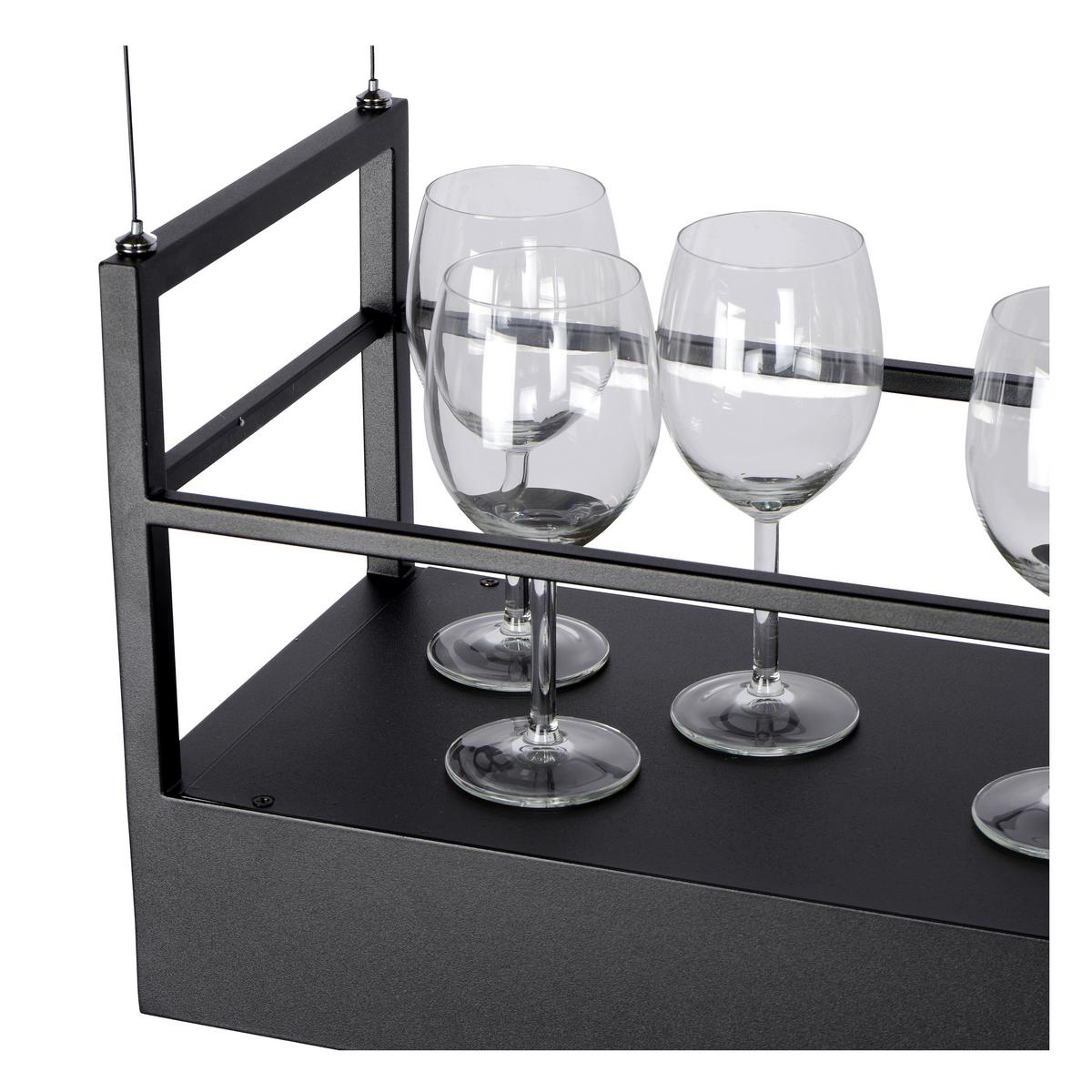 LAMPA WISZĄCA 21427/06/30 MIRAVELLE - czarny, Modern, metal (110/22/160cm) - Lucide