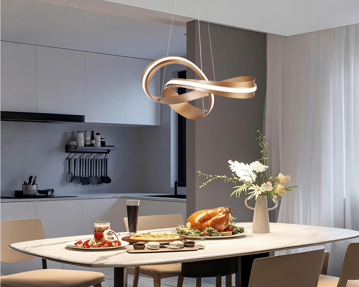 LED-Hängeleuchte Elisa Cappuccino max. 36 Watt - Cappuccino, MODERN, Kunststoff/Metall (52/120cm) - Mömax