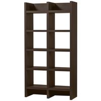 Regal Timo Dunkelbraun B: 100cm - Dunkelbraun, Design, Holzwerkstoff (100/195/40cm) - Livetastic