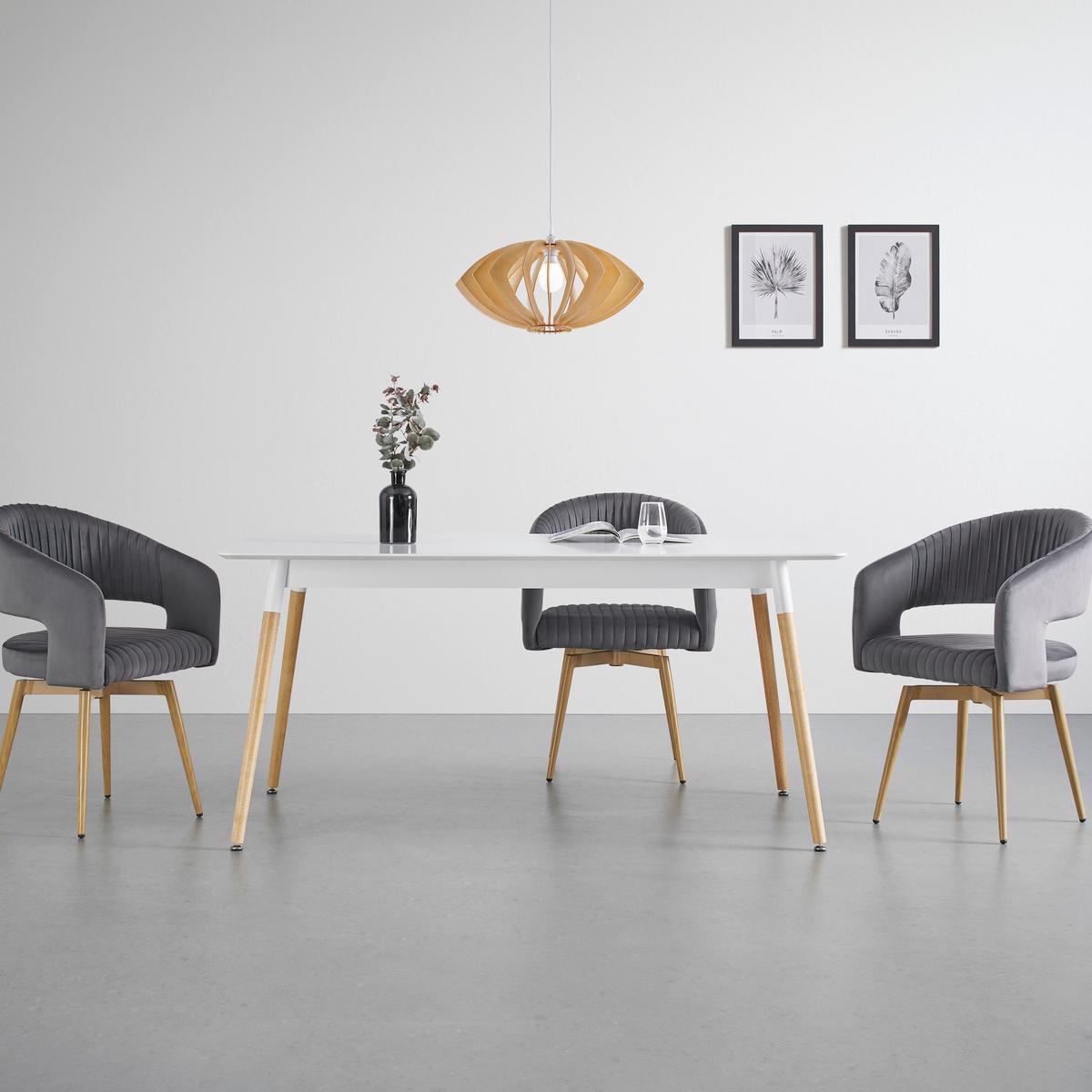 Stol Za Blagovaonicu Alena - bijela/boje hrasta, Moderno, drvni materijal/drvo (160/90/75cm) - Bessagi Home