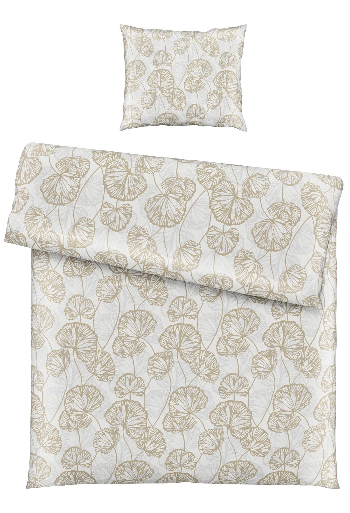 BETTWÄSCHESET ETHENS - Beige, Textil (160/210cm) - Modern Living
