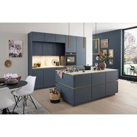 Einbauküche Easytouch in Fjordblau - Blau, MODERN, Holzwerkstoff (275/190cm) - Nobilia