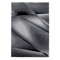 Ravno Tkana Preproga Miami, Črna, 240x240cm - črna, Design, tekstil (240/340cm) - Novel