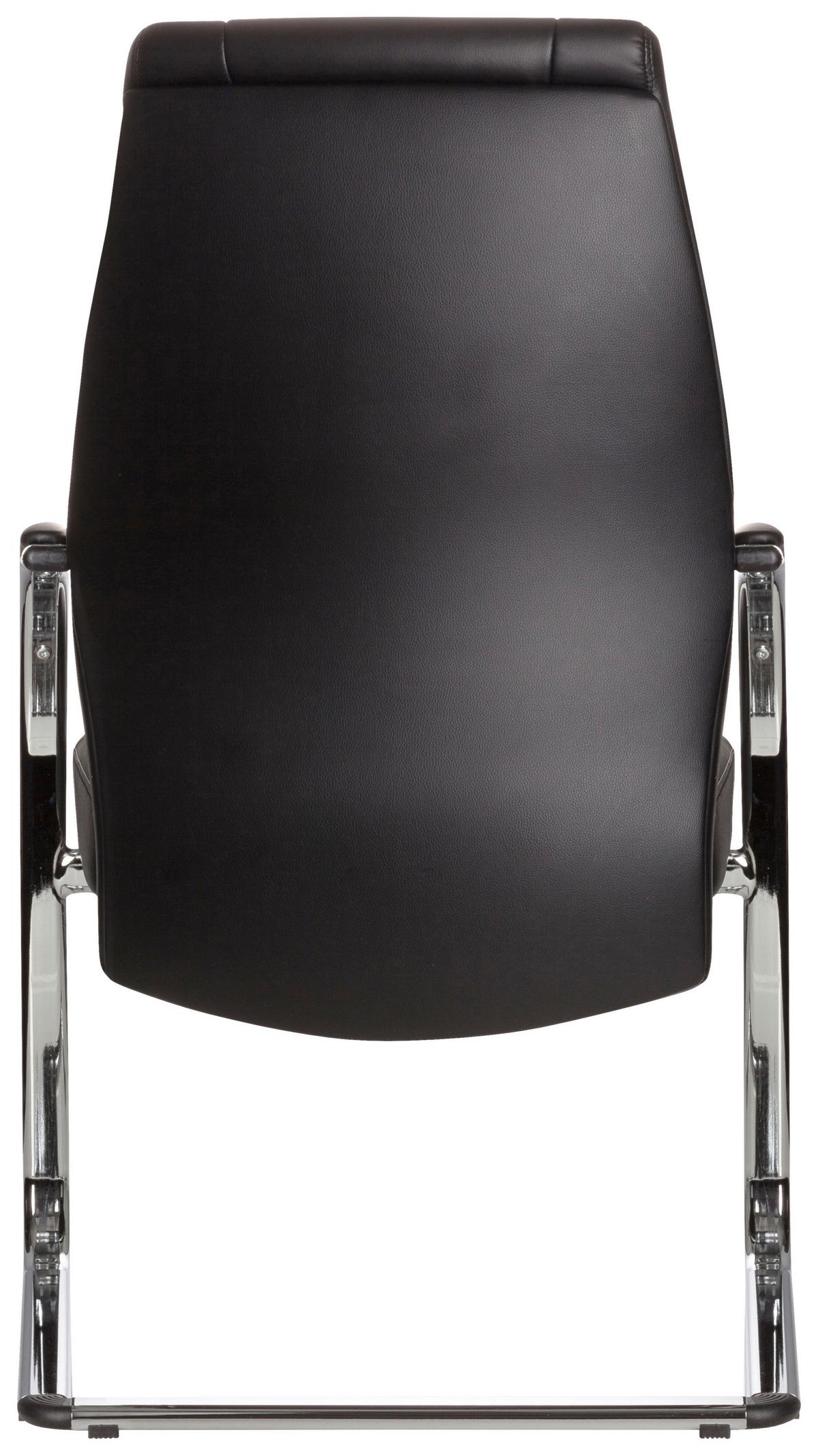Konferenčni Stol Vitoro V, Črna - srebrne barve/črna, Basics, kovina/tekstil (58/107/59cm) - MID.YOU