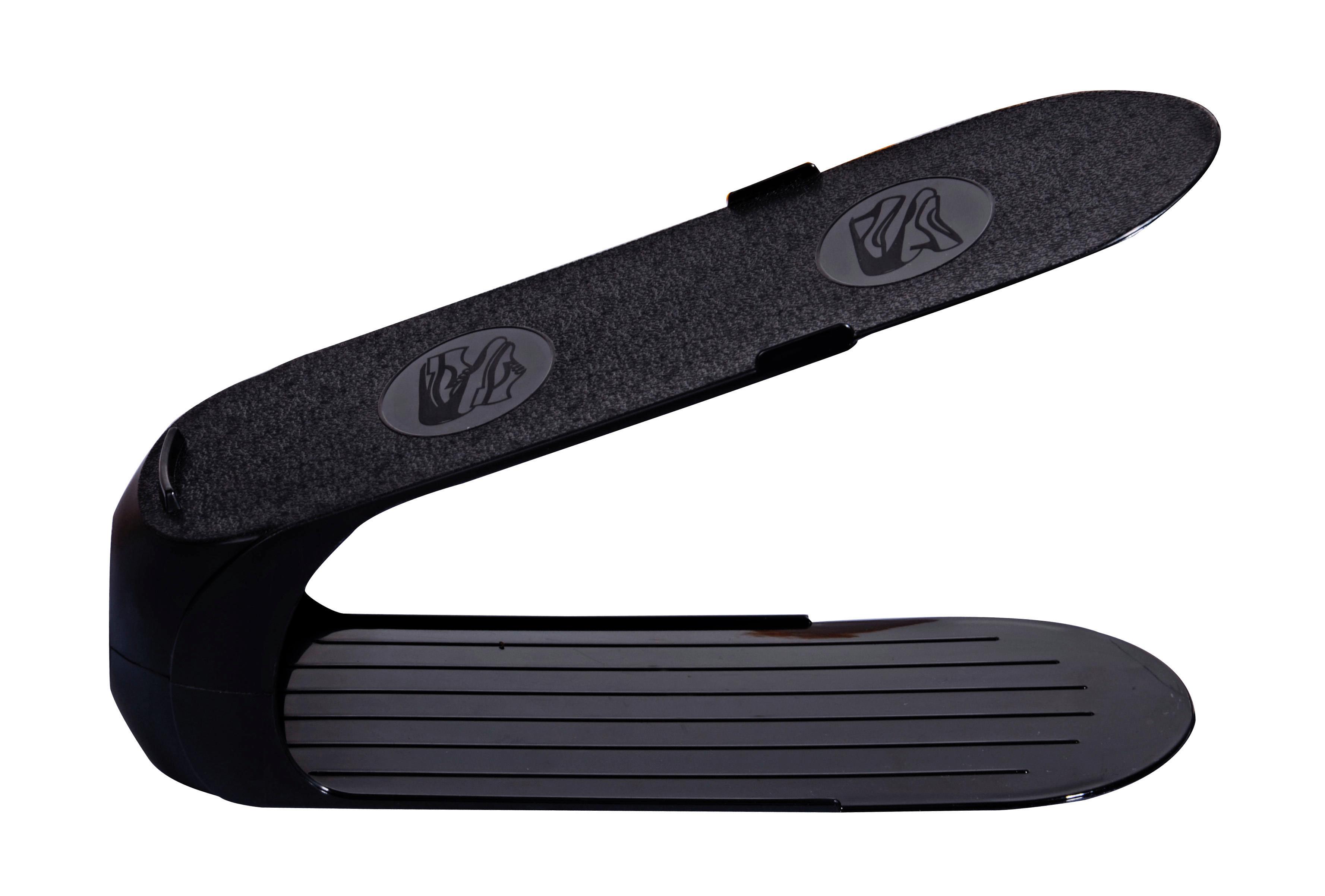 Schuhstapler Leo in Schwarz, 4er-Set - Schwarz, Kunststoff (28/10,5/12cm) - Modern Living