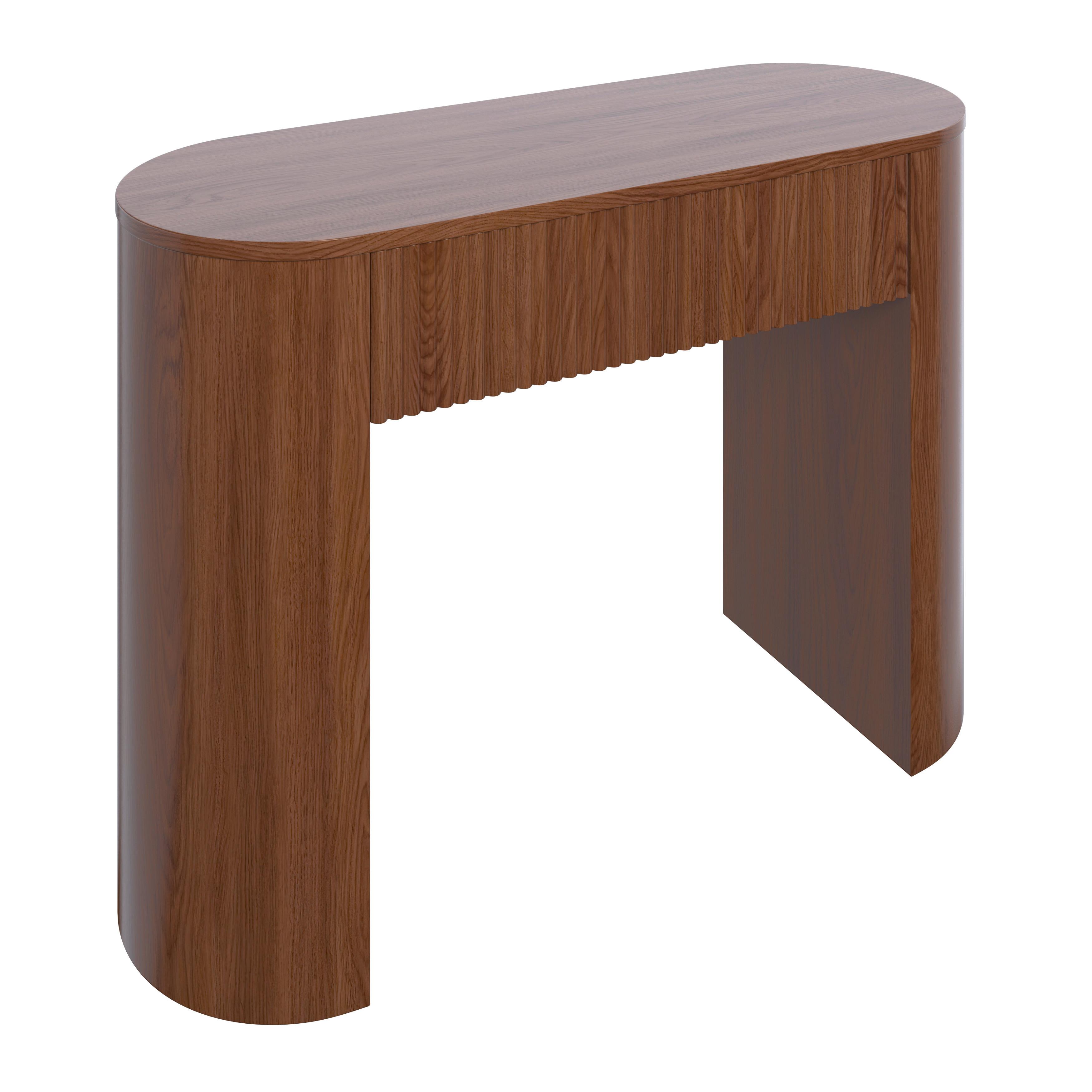 KONSOLBORD NOAH - valnötsfärgad, Modern, trämaterial (112/40/79cm) - Bessagi Home