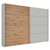 DULAP FELDKIRCH - culoare lemn stejar/gri, Modern, material pe bază de lemn (271/210/62cm)